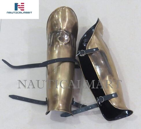 NauticalMart LARP Leg Armor Medieval Leg Guard Knight Steel Halloween Costume in Saudi Arabia