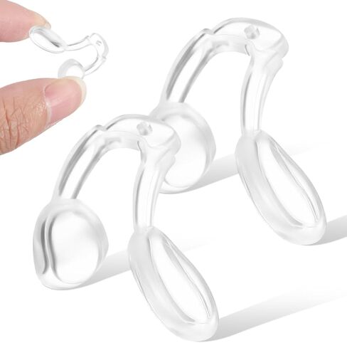 Healifty Safety Glasses Nose Pads: 2Pcs U-Shaped Silicone Nose Pads Guards for Eyeglasses and Sunglasses Soft Replacement Piece Non-Slip Bridge Support Comfort Clear Cushions (Screws Not Included) in Saudi Arabia