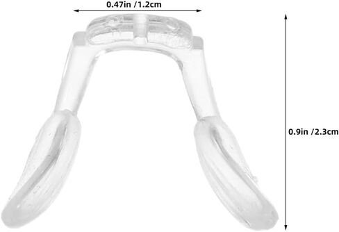 Healifty Safety Glasses Nose Pads: 2Pcs U-Shaped Silicone Nose Pads Guards for Eyeglasses and Sunglasses Soft Replacement Piece Non-Slip Bridge Support Comfort Clear Cushions (Screws Not Included) in Saudi Arabia