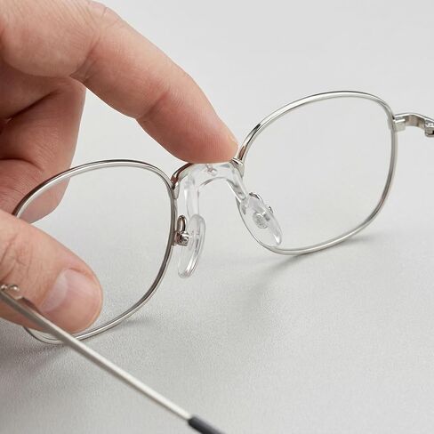 Healifty Safety Glasses Nose Pads: 2Pcs U-Shaped Silicone Nose Pads Guards for Eyeglasses and Sunglasses Soft Replacement Piece Non-Slip Bridge Support Comfort Clear Cushions (Screws Not Included) in Saudi Arabia