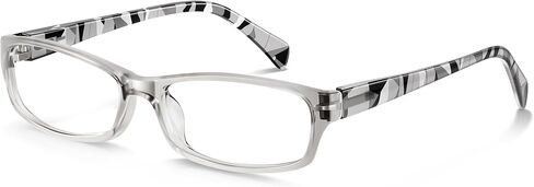 نظارات قراءة للنساء، قارئات مستطيلة للنساء مع نظارات بمفصلات زنبركية تحجب الضوء الأزرق وفلتر للأشعة فوق البنفسجية in Kuwait