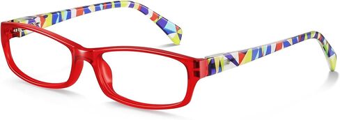 نظارات قراءة للنساء، قارئات مستطيلة للنساء مع نظارات بمفصلات زنبركية تحجب الضوء الأزرق وفلتر للأشعة فوق البنفسجية in Kuwait