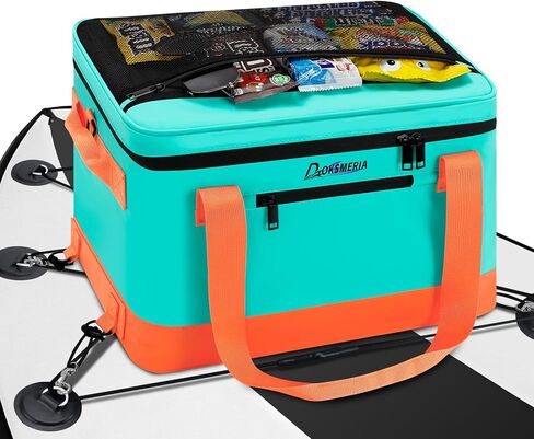 تبريد لوحة مجداف مقاوم للماء ، فائقة السعة sup sup paddleboard deck برودة مع حزام الكتف ومقاطع الحبل المرنة ، حقيبة ملحقات لوح التجديف للوقوف المتجانس والكاياك in Kuwait