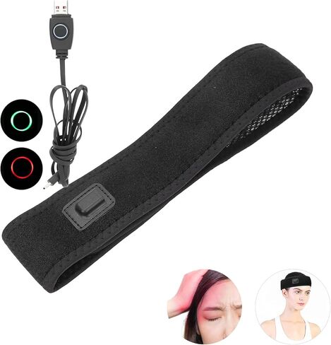 غطاء رأس مُسخن، وسادة تسخين كهربائية USB 5 فولت للرقبة والرأس، 3 تروس لضبط درجة الحرارة، عصابة رأس ساخنة لتخفيف الصداع النصفي، وصداع التوتر، والصداع in Kuwait