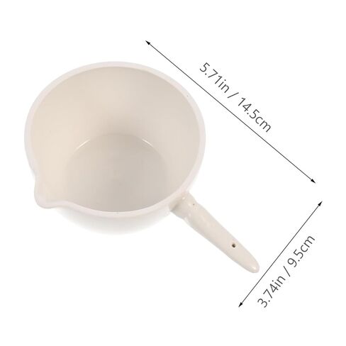 2pcs Ceramic Flat Bottom Evaporating Bowls with Handle Round Evaporation Dish for Laboratory Heating Concentration High Temperature Resistant Storage in Saudi Arabia