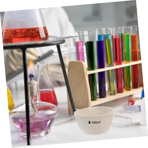 2pcs Ceramic Flat Bottom Evaporating Bowls with Handle Round Evaporation Dish for Laboratory Heating Concentration High Temperature Resistant Storage in Saudi Arabia