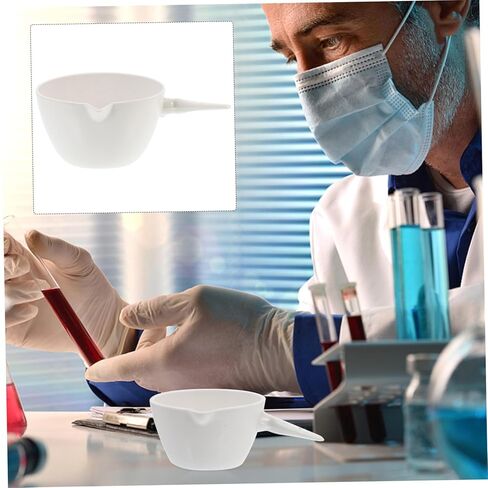 Ceramics Evaporating Basin with Handle Porcelain Laboratory Evaporation Dish for Concentrated and Solid Burning Flat Round Bottom Stable Container in Saudi Arabia
