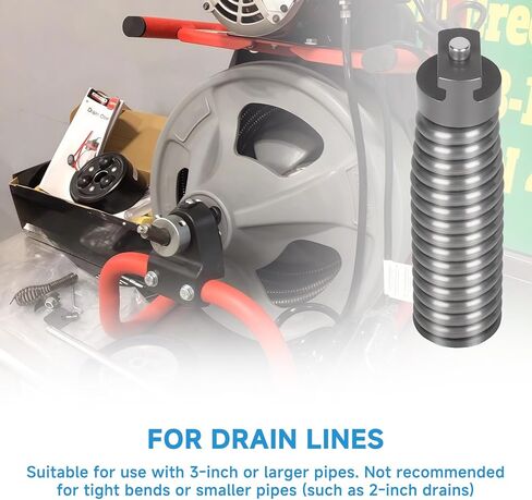 91042 اقتران إصلاح الكابل مناسب لتركيبات منظف الصرف RIDGID، 1/2 بوصة IW منظف صرف المجاري قطع غيار موصل إصلاح كابل الثعبان لمحول ملحقات طرف K-400 in Kuwait