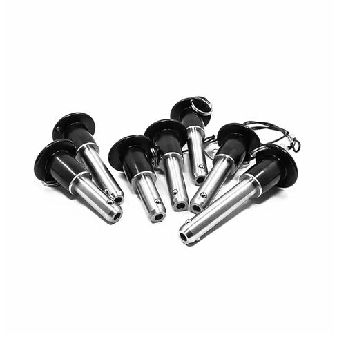 دبوس سريع التحرير برأس كروي أسود 10 مم - دبوس قفل أمان ذاتي القفل من الفولاذ المقاوم للصدأ (1 قطعة M10X70) in Kuwait