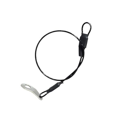 دبابيس قفل الكرة سريعة الفك مع حبل أمان مضاد للفقد، لمسة نهائية سوداء من الفولاذ المقاوم للصدأ وحلقة مفاتيح للتثبيت الآمن (SZT1.5، SZT1.5-250 مم) in Kuwait