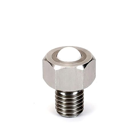 Stainless Steel Universal Ball Transfer Unit with Hex Base - M6 M8 M10 M12 M16 M20, for Conveyor & Material Handling(Steel Ball M12) in Saudi Arabia