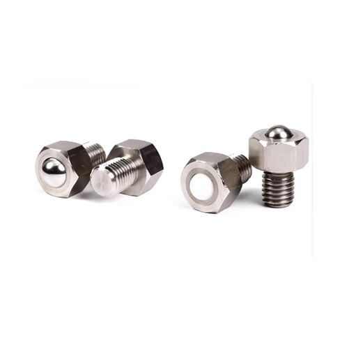Stainless Steel Universal Ball Transfer Unit with Hex Base - M6 M8 M10 M12 M16 M20, for Conveyor & Material Handling(Steel Ball M12) in Saudi Arabia