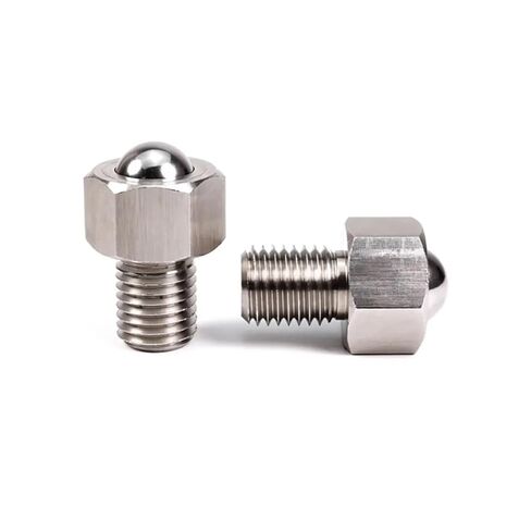 Stainless Steel Universal Ball Transfer Unit with Hex Base - M6 M8 M10 M12 M16 M20, for Conveyor & Material Handling(Steel Ball M12) in Saudi Arabia