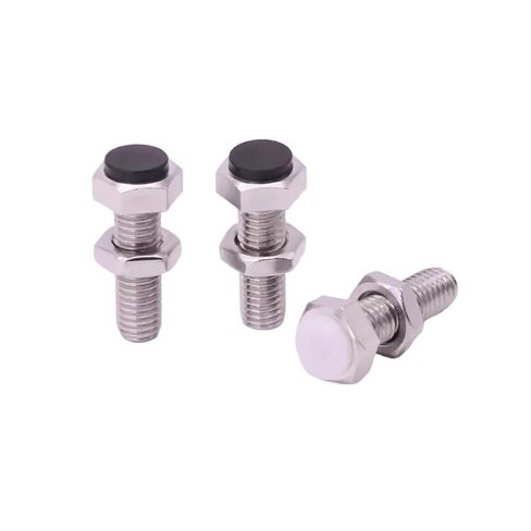 مسمار إيقاف سداسي خارجي مزود بعازل من البولي يوريثين - مقاسات متعددة M3 - M12 (قطعتان M12x50mm) in Kuwait