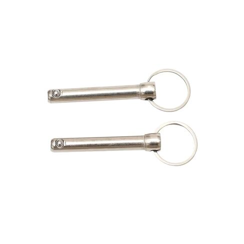 دبوس سريع التحرير برأس كروي من الفولاذ المقاوم للصدأ 304 - تصميم حلقة سحب بقفل أمان، سهل التركيب والإزالة (5 قطع 8 × 75) in Kuwait