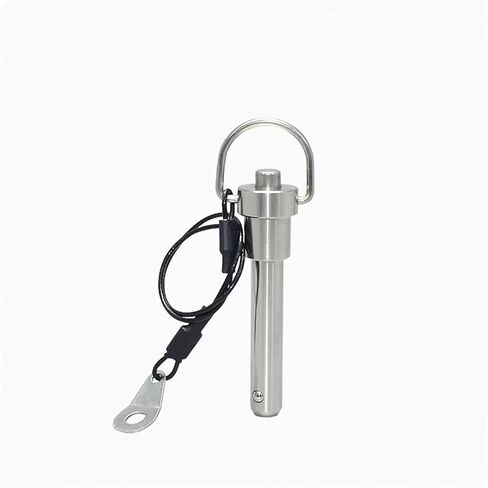 Ball Head Quick Release Locking Pin with Pull Ring - M6 M8 Steel Ball Positioning Pin(1pcs 6.35x65) in Saudi Arabia
