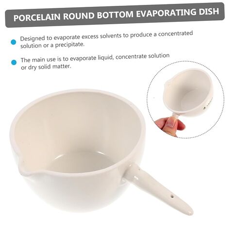 Laboratory Evaporating Basin with Handle Evaporating Container for Heating Concentrating and Drying Liquids in Scientific Experiments and Home Use in Saudi Arabia