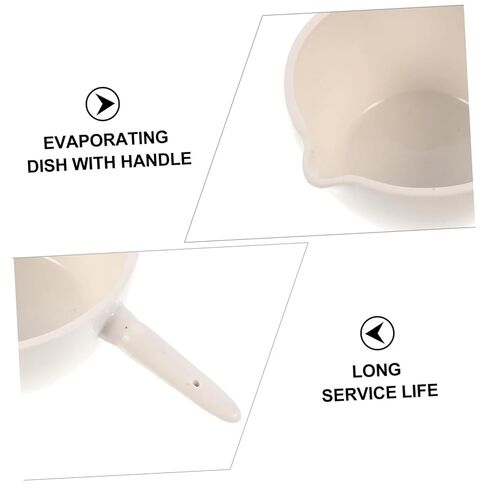 LIFKOME Laboratory Evaporating Dish with Handle High-Grade Material Round Evaporation Basin for School and Home Use and Solids in Saudi Arabia