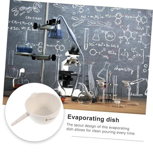 LIFKOME Laboratory Evaporating Dish with Handle High-Grade Material Round Evaporation Basin for School and Home Use and Solids in Saudi Arabia