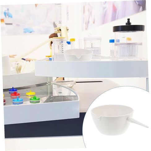 Porcelain Evaporating Dish with Handle Heat-Resistant School Evaporating Basin for Laboratory and Home Use Round Surface for Efficient Solvent Evaporation and Concentration in Saudi Arabia