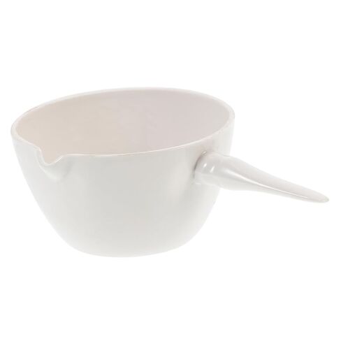 Porcelain Round Evaporating Basin with Handle Heat-Resistant Laboratory Evaporating Dish for Concentrating Liquids and Drying Solids Stable Flat Bottom Suitable for School and Home in Saudi Arabia