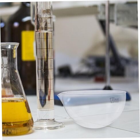 Glass Laboratory Evaporating Dish with Round Bottom Evaporation Container for Heating and Storage Large Surface Area Evaporating Bowl Suitable for School and Lab Use in Saudi Arabia