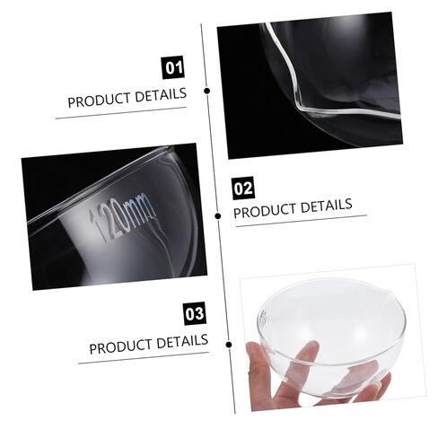 Glass Laboratory Evaporating Dish with Round Bottom Evaporation Container for Heating and Storage Large Surface Area Evaporating Bowl Suitable for School and Lab Use in Saudi Arabia