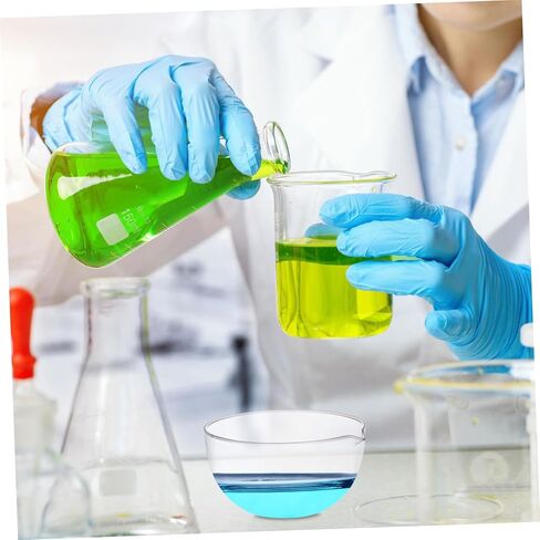 Glass Evaporating Dish with Spout Flat Bottom Heat-Resistant Laboratory Container for Evaporation and Storage Premium Borosilicate Glass Reusable and Practical for School and Home in Saudi Arabia