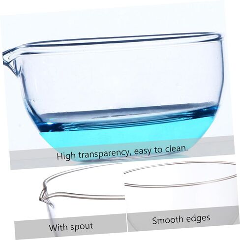 Reusable Glass Evaporating Dish Flat Bottom Borosilicate Laboratory Vessel for Concentrated Evaporation Heat Resistant Suitable for School and Home Use in Saudi Arabia