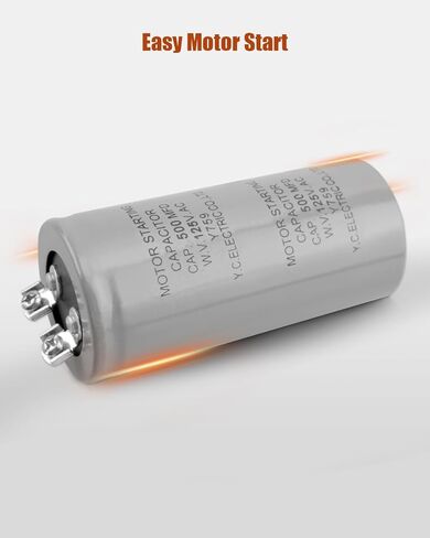 Motor Starting Capacitor 500MFD 500UF 125VAC HVAC 125V Capacitor CD60 500MFD in Saudi Arabia