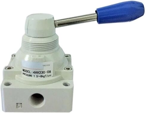 1PCS 4 HV Manual Switch Valve Valve air Valve 90 Working Angle G Thread 1/8 1/4 3/8 1/2 3/4(310-15 G1-2,Mid-Position Exhaust) in Kuwait