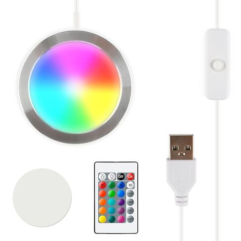 مجموعة مصباح LED 3D الطابعة 001 Contorl عن بُعد مع لون RGB ، متوافق مع Bambu Lab H2D/A1/A1MINI/P1S/P1P/X1C Makerworld Maker's Supply Ardarware 5V USB مدعومة ، RGB COLL in Saudi Arabia