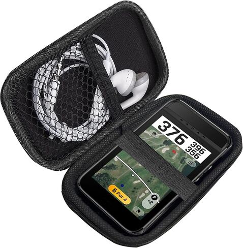 متوافق مع حافظة Garmin Approach G82، حقيبة حمل Lamshaw متينة من مادة EVA، غطاء واقي مقاوم للصدمات وخفيف الوزن متوافق مع Garmin Approach G82 (أسود) in Kuwait