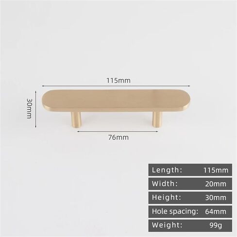 Brass Cabinet Drawer Door Antique Handle 4-25 Inches 500mm Pull Bar 1Pcs(8895-76-Gold) in Saudi Arabia