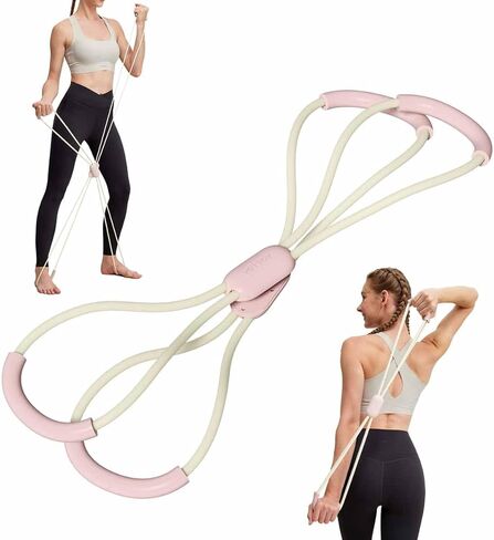 YOTTOY Cross Resistance Band for Full Body Workout,Elastic Exercise Bands for Legs,Arms,Glutes,Stretch Bands for Exercise,Yoga Straps for Stretching, Booty Bands for Home Gym in Kuwait