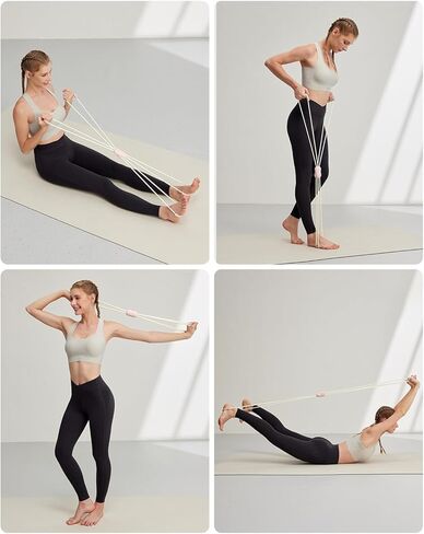 YOTTOY Cross Resistance Band for Full Body Workout,Elastic Exercise Bands for Legs,Arms,Glutes,Stretch Bands for Exercise,Yoga Straps for Stretching, Booty Bands for Home Gym in Kuwait