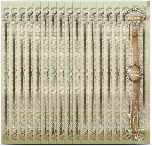 أعواد المسواك للأسنان، عبوة مكونة من قطعتين - فرشاة أسنان المسواك التقليدية المختومة بالفراغ - من أجل أسنان صحية ولثة ونفس منعش in Kuwait