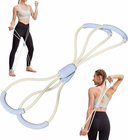 YOTTOY Cross Resistance Band for Full Body Workout,Elastic Exercise Bands for Legs,Arms,Glutes,Stretch Bands for Exercise,Yoga Straps for Stretching, Booty Bands for Home Gym in Saudi Arabia