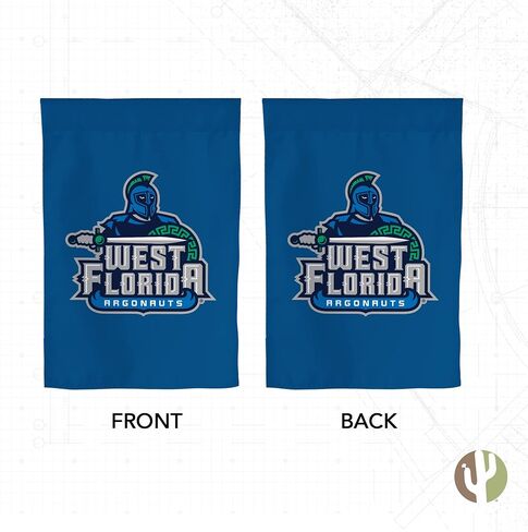 Desert Cactus University of West Florida UWF Garden Flag – 19 x 12 inch West Florida Argonauts Banner, For Outdoor Display and Events (Design B) in Saudi Arabia
