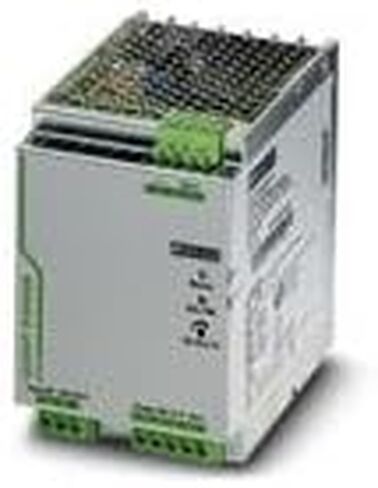 Phoenix Contact 2866776 DIN Rail Power Supply QUINT-PS/1AC/24DC /20A, Output: 480W 24VDC 20A, Input: 100~240 VAC, Adjustable Output, DC Input Capable, Enclosed in Saudi Arabia