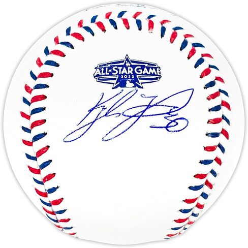 Kyle Tucker Autographed Official 2022 All Star Game Logo Game Baseball Astros Beckett BAS Witness in Saudi Arabia