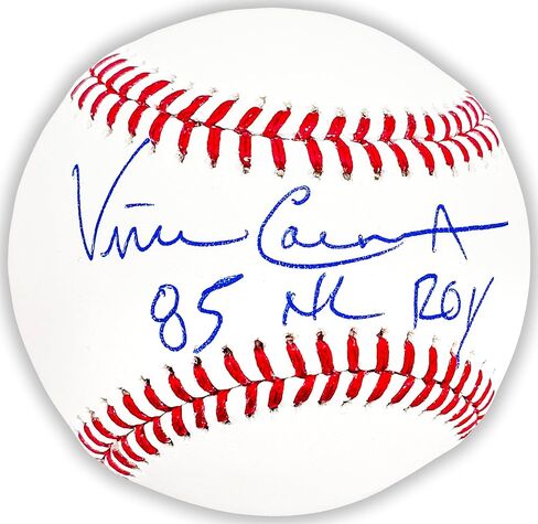 Vince Coleman Autographed Official M.L.B Baseball St. Louis "85 NL ROY" Beckett BAS QR Stock #220376 in Saudi Arabia