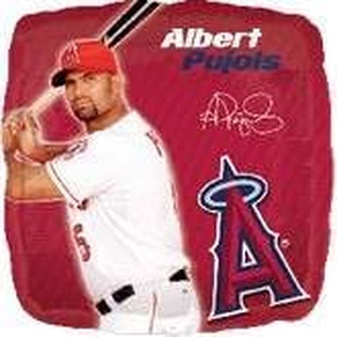 18" Mlb Baseball L.A. Angels Of Anaheim Albert Pujols Balloon in Saudi Arabia