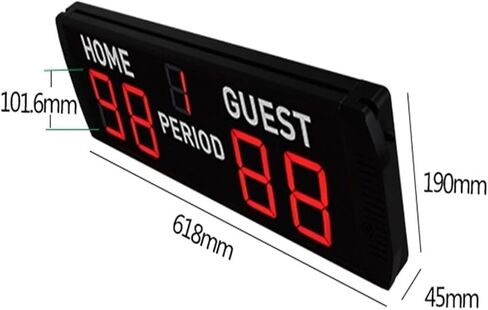 LED Digital Scoreboard LED Electronic Scoreboard, Indoor Wall-Mount Digital Scoreboard,Widely in Most Competitive Games in Kuwait