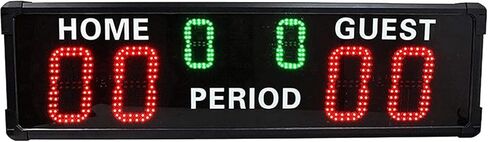 LED Football Replacement Board Scoreboard Multisport LED Scoreboard Game Supplies Basketball Game LED Electronic Scoreboard Portable Replacement Plate in Kuwait