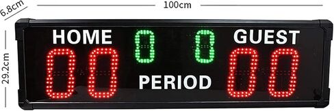 LED Football Replacement Board Scoreboard Multisport LED Scoreboard Game Supplies Basketball Game LED Electronic Scoreboard Portable Replacement Plate in Kuwait