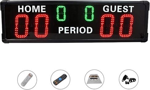 LED Football Replacement Board Scoreboard Multisport LED Scoreboard Game Supplies Basketball Game LED Electronic Scoreboard Portable Replacement Plate in Kuwait