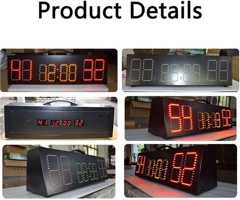 LED Digital Scoreboard, Game Scoring Timer with Wireless Controller, with Buzzer, for Games Volleyball Basketball Football Badminton in Kuwait