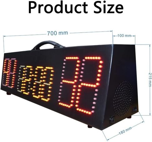 LED Digital Scoreboard, Game Scoring Timer with Wireless Controller, with Buzzer, for Games Volleyball Basketball Football Badminton in Kuwait