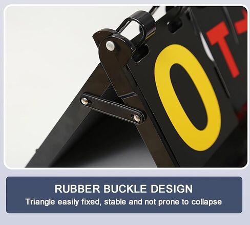 LED Football Replacement Board Portable Flip Scoreboard, Folding Design,Double Side Display, Suitable for Football, Basketball, and Other Competitions Portable Replacement Plate in Kuwait